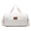 41L Oxford Overnight Gym Duffel with Crossbody Strap White color SKU reference