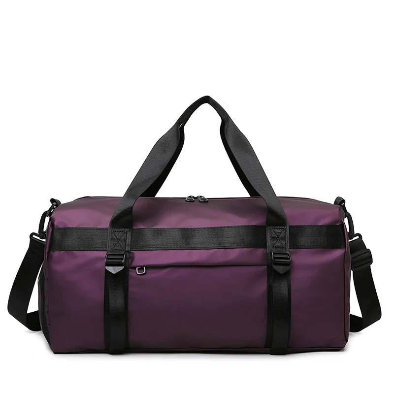 Yoga Weekender Duffel with Fixed Mat Strap and Shoe Compartment Black color SKU reference