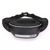 Large Polyester Travel Waist Bag Black variant 3 color SKU reference