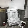 3-in-1 Oxford Travel Backpack with USB and RFID Features White color SKU reference