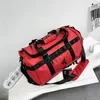 Outdoor Sports Travel Backpack with Independent Shoe Pocket Red color SKU reference