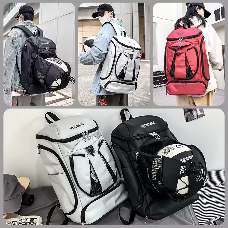 Oxford Sports Backpack with Shoe Storage & Listed Solar/USB Options product reference image