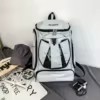 Oxford Sports Backpack with Shoe Storage & Listed Solar/USB Options Gray color SKU reference