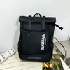 Reflective Oxford Gym Duffel Backpack for Travel Black color SKU reference