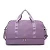 Travel Weekender Tote with Trolley Sleeve and Shoe Compartment Purple color SKU reference