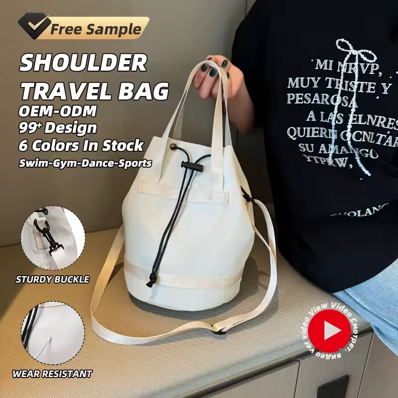 12L Oxford Drawstring Travel Crossbody Bag product reference image