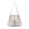 8L Oxford Crossbody Bag with Front Pocket and Buckle Detail Color option 05 color SKU reference