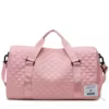 Quilted Weekender Duffel with Wet/Dry & Shoe Storage Blush color SKU reference