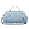 Six-Color Gym Duffel with Wet/Dry & Shoe Compartments Blue color SKU reference