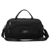 Six-Color Gym Duffel with Wet/Dry & Shoe Compartments Black color SKU reference