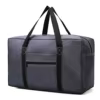 Color-Block Cube Travel Duffel with Luggage Handle Gray color SKU reference