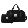 Expandable Quilted Weekender Set with Matching Pouch Black color SKU reference