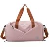 Nylon Gym Duffel with Dry/Wet and Shoe Compartments Pink color SKU reference