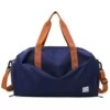 Nylon Gym Duffel with Dry/Wet and Shoe Compartments Dark blue color SKU reference