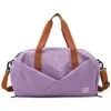 Nylon Gym Duffel with Dry/Wet and Shoe Compartments Purple color SKU reference