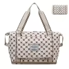 Expandable Travel Gym Duffel with Side Bottle Pocket Beige color SKU reference