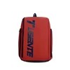 Nylon Sports Duffel with Curved Strap and Side Pocket Red color SKU reference
