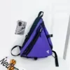 Lightweight Nylon Daypack with Adjustable Shoulder Straps Purple color SKU reference