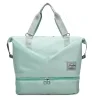Oxford Travel Duffel with Shoe Compartment in 16 Colors Light green color SKU reference
