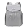 Mommy Diaper Backpack with Insulated & Dry-Wet Pockets Gray color SKU reference