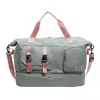 Weekender Gym Duffel with Shoe Compartment and Adjustable Strap Green color SKU reference