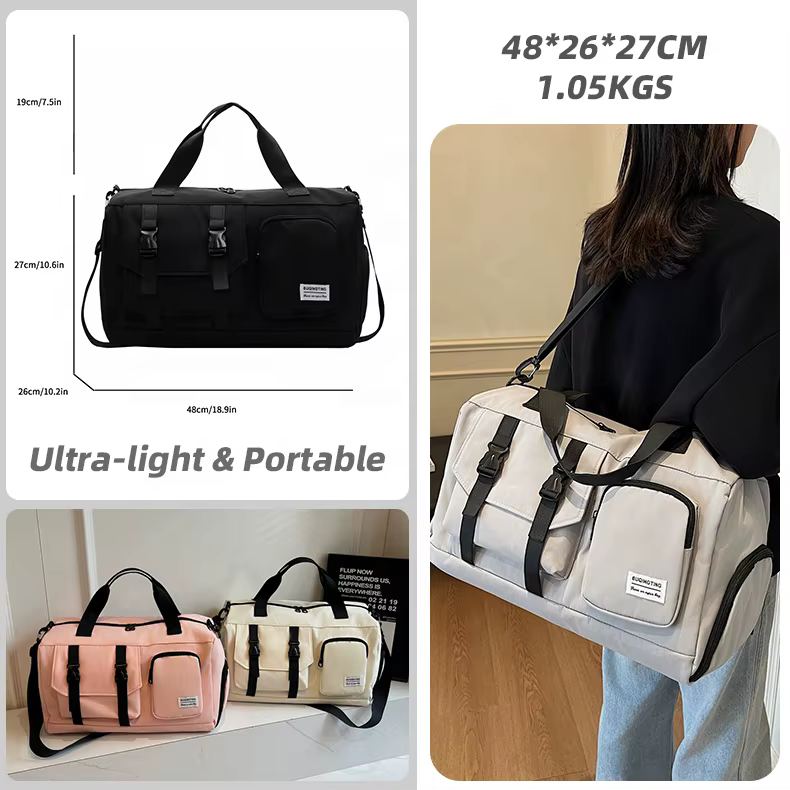 Gym & Travel Duffel with Shoe Compartment and Wet/Dry Storage product reference image