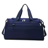 Dry-Wet Nylon Gym Duffel with Shoe Compartment Navy color SKU reference