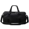 Oxford Travel Duffel with Shoe Compartment and Padded Strap Black color SKU reference