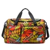 Oxford Travel Duffel with Shoe and Wet/Dry Compartments Yellow color SKU reference