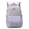 Student School Backpack with Adjustable Breathable Straps Light purple color SKU reference