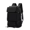 18L Rolling Nylon Travel Backpack with Shoe Compartment and USB Port Color option 01 color SKU reference