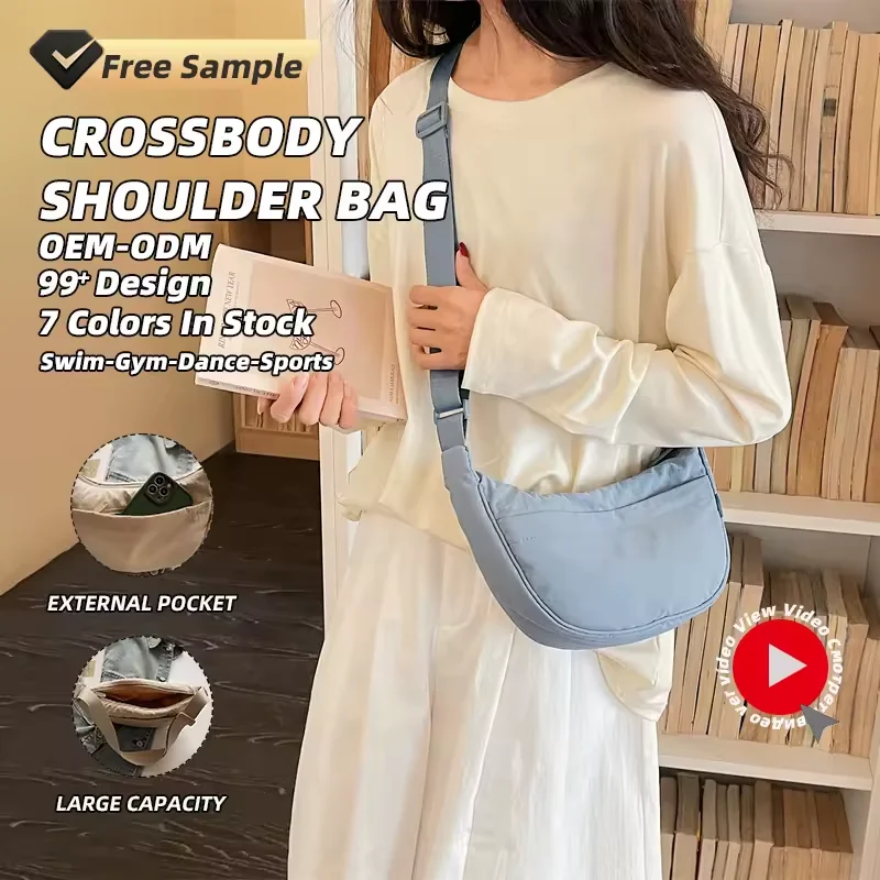 4L Polyester Crossbody Bag with Front Pocket product reference image