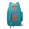Oxford Hiking Backpack with Dry/Wet Pocket & Side Storage Blue-green color SKU reference