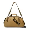 Oxford Gym & Travel Bag with Shoe Compartment Khaki color SKU reference