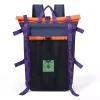 Oxford Backpack with Drawstring Closure & External Mesh Pouch Blue color SKU reference