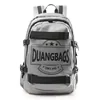 Oxford Hiking Backpack with Breathable Straps & Side Pocket Gray color SKU reference