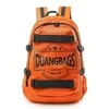 Oxford Hiking Backpack with Breathable Straps & Side Pocket Orange color SKU reference
