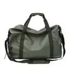 PU Gym & Travel Duffel with Removable Shoulder Strap Olive green color SKU reference