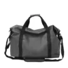 PU Gym & Travel Duffel with Removable Shoulder Strap Gray color SKU reference