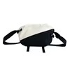 Reflective Microfiber Crossbody Bag White color SKU reference