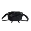 Reflective Microfiber Crossbody Bag Black color SKU reference