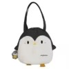 Penguin Embroidered Tote with Internal Zip Pocket Black color SKU reference