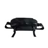 Microfiber Waist Bag with Adjustable Belt and Zip Pockets Black color SKU reference