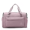 Lattice Nylon Gym Duffel with Shoe Pocket and Wet-Dry Storage Deep Pink color SKU reference