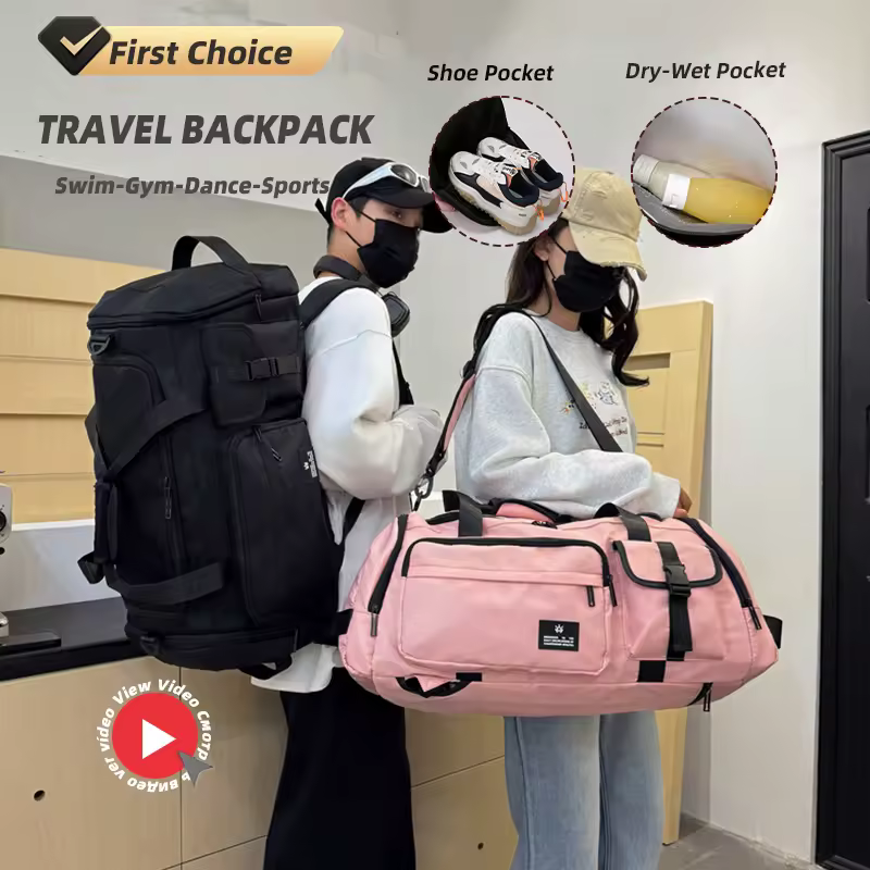 Large Oxford Sport Backpack with Shoe Compartment product reference image