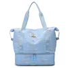 Vertical Oxford Duffel with Bottom Shoe Pocket Light Blue color SKU reference