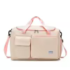 Oxford Travel Duffel with Shoe Compartment and Multiple Pockets Pink color SKU reference