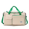 Oxford Travel Duffel with Shoe Compartment and Multiple Pockets Green color SKU reference