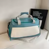 Nylon Dry-Wet Gym Bag with Independent Shoe Compartment Green color SKU reference