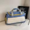 Nylon Dry-Wet Gym Bag with Independent Shoe Compartment Blue color SKU reference